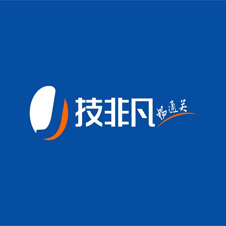 技非凡logo藍色底色方